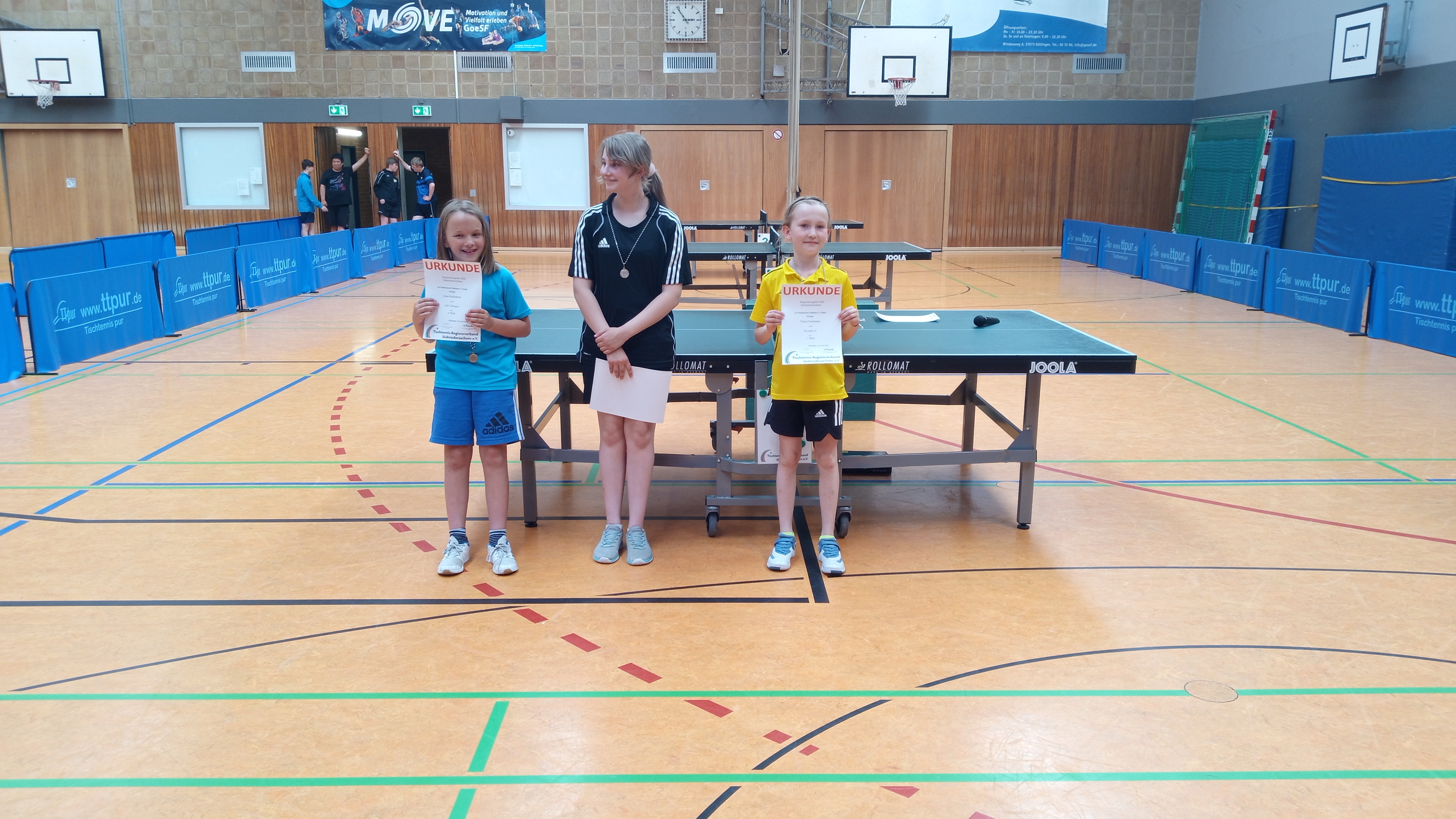 Siegerehrung Jugend 13 weiblich